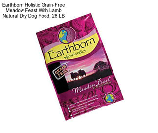 Earthborn Holistic Grain-Free Meadow Feast With Lamb Natural Dry Dog Food, 28 LB