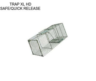 TRAP XL HD SAFE/QUICK RELEASE