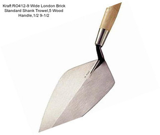 Kraft RO412-9 Wide London Brick Standard Shank Trowel,5\