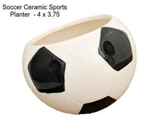 Soccer Ceramic Sports Planter  - 4\