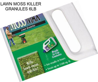 LAWN MOSS KILLER GRANULES 6LB