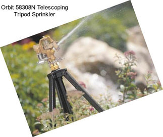 Orbit 58308N Telescoping Tripod Sprinkler