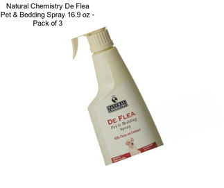 Natural Chemistry De Flea Pet & Bedding Spray 16.9 oz - Pack of 3
