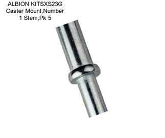 ALBION KITSXS23G Caster Mount,Number 1 Stem,Pk 5