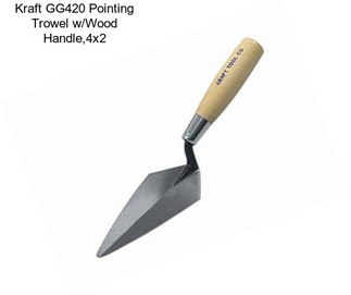 Kraft GG420 Pointing Trowel w/Wood Handle,4x2\