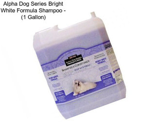 Alpha Dog Series Bright White Formula Shampoo - (1 Gallon)