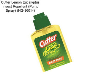 Cutter Lemon Eucalyptus Insect Repellent (Pump Spray) (HG-96014)