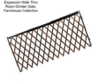 Expansion Walk Thru Room Divider Gate, Farmhouse Collection