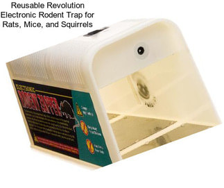 Reusable Revolution Electronic Rodent Trap for Rats, Mice, and Squirrels