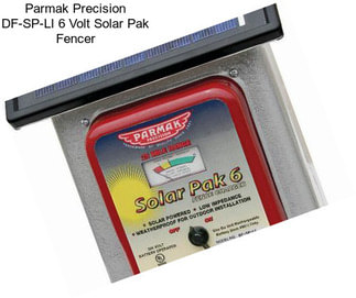 Parmak Precision DF-SP-LI 6 Volt Solar Pak Fencer