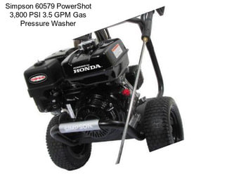 Simpson 60579 PowerShot 3,800 PSI 3.5 GPM Gas Pressure Washer