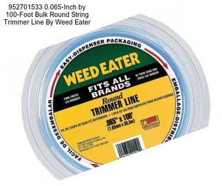 952701533 0.065-Inch by 100-Foot Bulk Round String Trimmer Line By Weed Eater