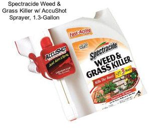 Spectracide Weed & Grass Killer w/ AccuShot Sprayer, 1.3-Gallon