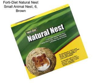Forti-Diet Natural Nest Small Animal Nest, 6\