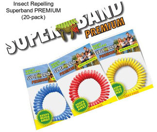 Insect Repelling Superband PREMIUM (20-pack)