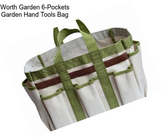 Worth Garden 6-Pockets Garden Hand Tools Bag