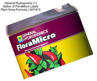 General Hydroponics (1) Gallon of FloraMicro Liquid Plant Grow Formula | GH1413