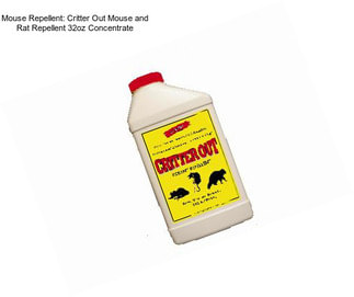 Mouse Repellent: Critter Out Mouse and Rat Repellent 32oz Concentrate