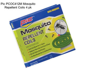 Pic PCOC412M Mosquito Repellent Coils 4 pk