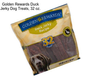 Golden Rewards Duck Jerky Dog Treats, 32 oz.