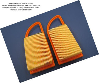 New Pack of 2 Air Filter fit for Stihl BR500 BR550 BR600 4282 141 0300 4282 141 0300B Backpack Blowers, 2 Quality Aftermarket Air Filters Replaces Stihl 4282 141 0300