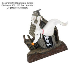 Department 56 Nightmare Before Christmas 6001203 Zero And His Dog House Accessory