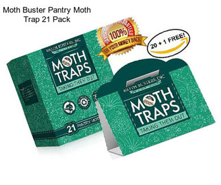 Moth Buster Pantry Moth Trap 21 Pack