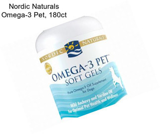 Nordic Naturals Omega-3 Pet, 180ct