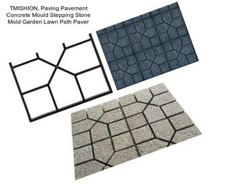 TMISHION, Paving Pavement Concrete Mould Stepping Stone Mold Garden Lawn Path Paver