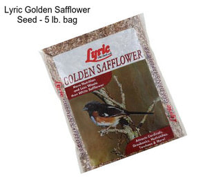 Lyric Golden Safflower Seed - 5 lb. bag