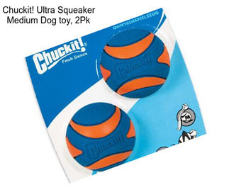 Chuckit! Ultra Squeaker Medium Dog toy, 2Pk
