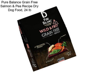 Pure Balance Grain Free Salmon & Pea Recipe Dry Dog Food, 24 lb