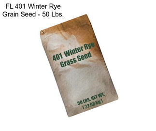 FL 401 Winter Rye Grain Seed - 50 Lbs.