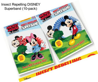 Insect Repelling DISNEY Superband (10-pack)