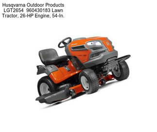 Husqvarna Outdoor Products LGT2654  960430183 Lawn Tractor, 26-HP Engine, 54-In.