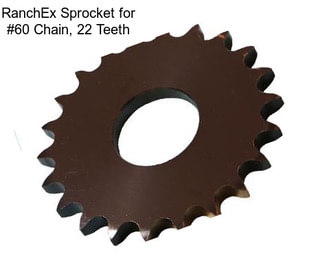 RanchEx Sprocket for #60 Chain, 22 Teeth