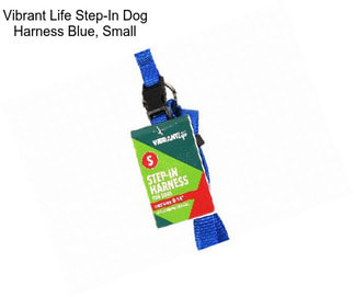 Vibrant Life Step-In Dog Harness Blue, Small