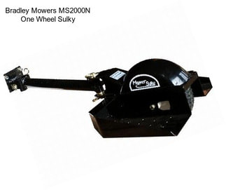 Bradley Mowers MS2000N One Wheel Sulky