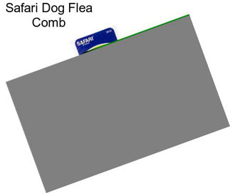 Safari Dog Flea Comb