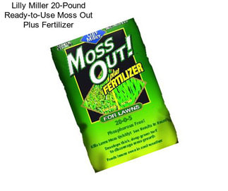 Lilly Miller 20-Pound Ready-to-Use Moss Out Plus Fertilizer