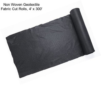 Non Woven Geotextile Fabric Cut Rolls, 4\' x 300\'