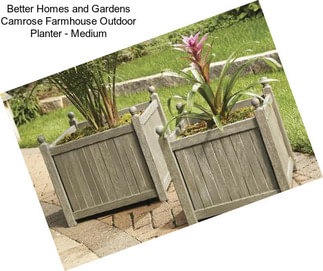 Better Homes and Gardens Camrose Farmhouse Outdoor Planter - Medium