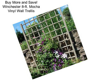 Buy More and Save! Winchester 8-ft. Mocha Vinyl Wall Trellis