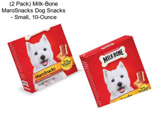 (2 Pack) Milk-Bone MaroSnacks Dog Snacks - Small, 10-Ounce