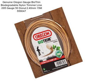 Genuine Oregon Gauge BioTrim Biodegradable Nylon Trimmer Line .095\