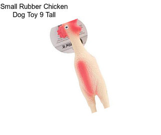 Small Rubber Chicken Dog Toy 9\