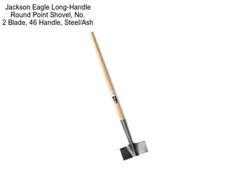 Jackson Eagle Long-Handle Round Point Shovel, No. 2 Blade, 46\