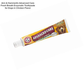 Arm & Hammertm Advanced Care Fresh Breath Enzymatic Toothpaste for Dogs in Chicken Flavor