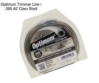 Optimum Trimmer Line / .095 40\' Clam Shell