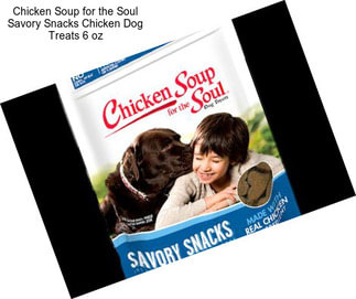 Chicken Soup for the Soul Savory Snacks Chicken Dog Treats 6 oz
